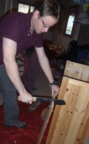 There is nothing better than chopping wood