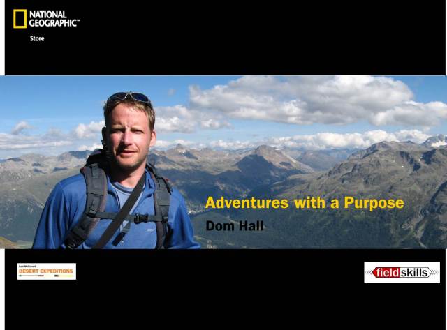 National geog talk slide The first slide from the talk!